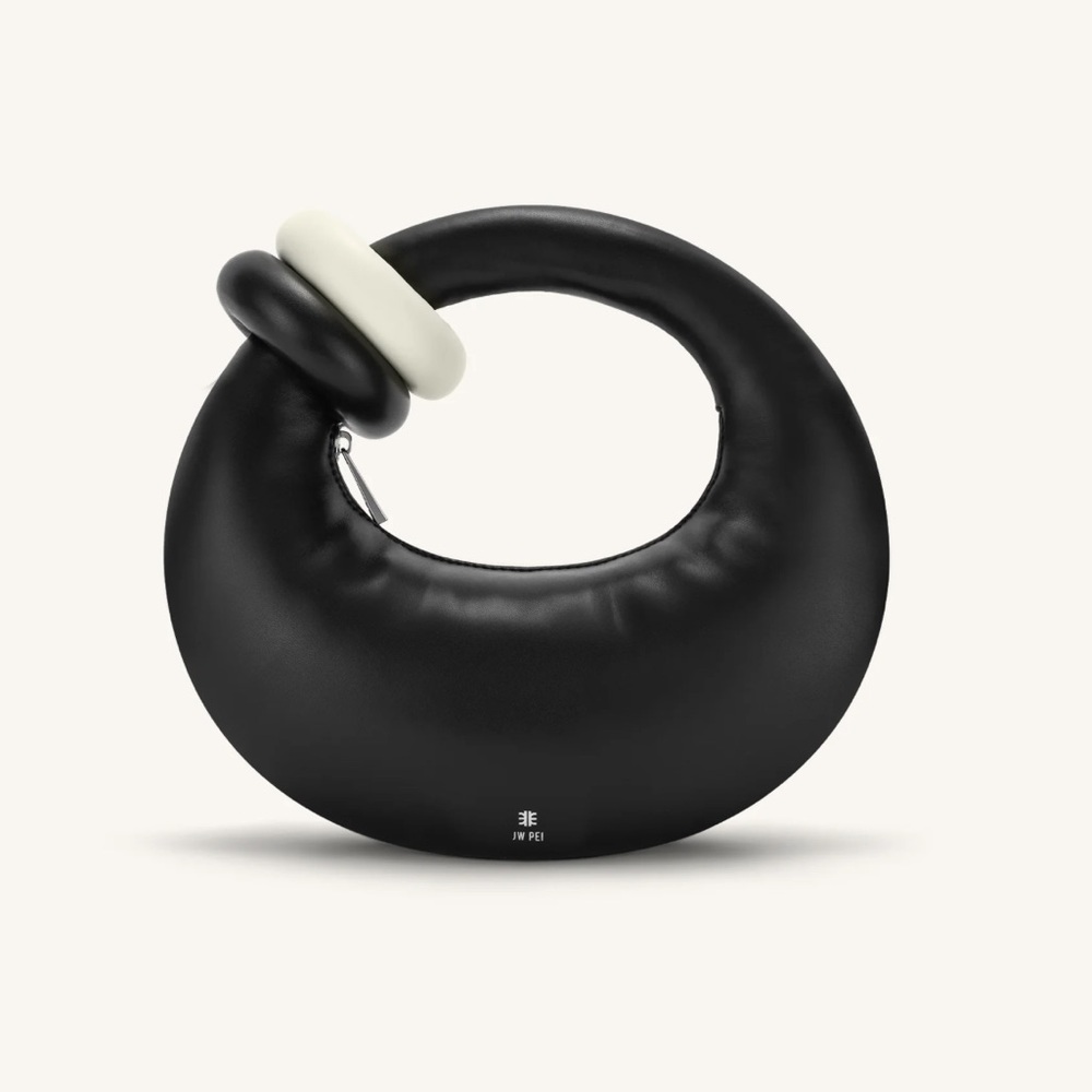 JW PEI Sleek Black and White Over-Ear Headphones